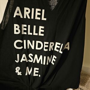 Disney Black and White Graphic Tank Top